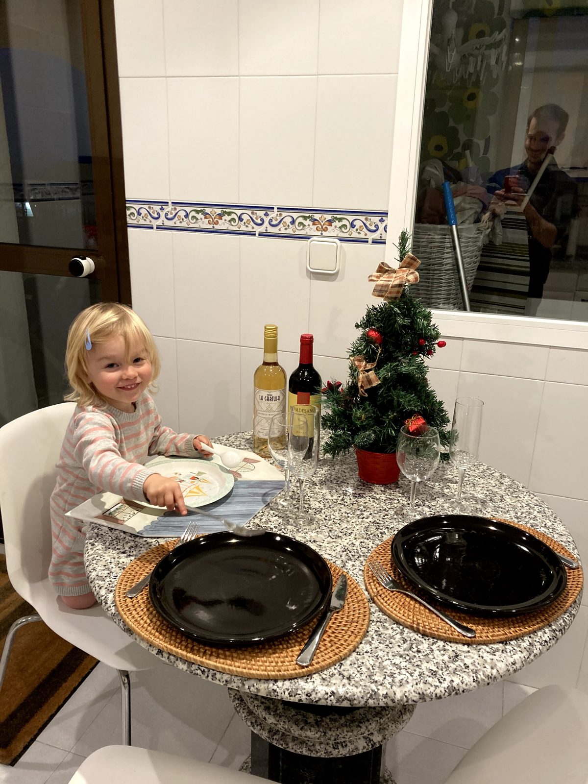 Christmas dinner, rescued from the British shop.